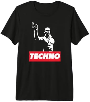 90s SYNEWAVE Tシャツ TECHNO テクノ DAMON WILD Amazon.com: Techno Viking partygoer, Rave, Hard Acid Trance Music
